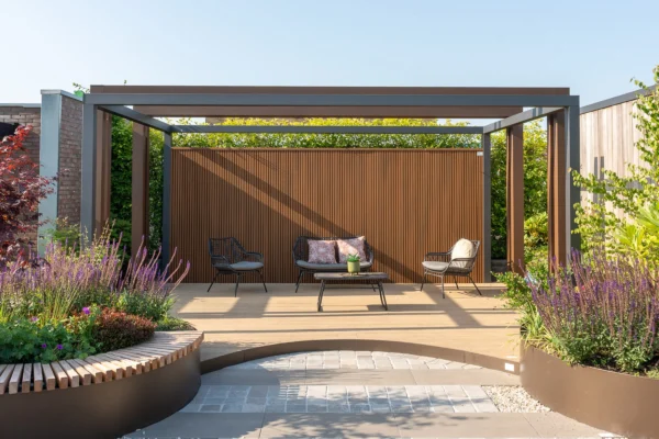 Aluminium pergola - Showtuin Heeten