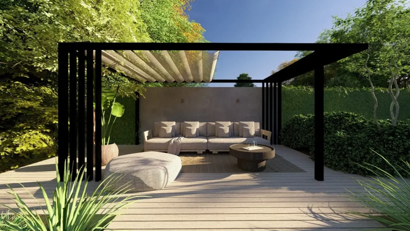 Aluminium Pergola Showtuin Heeten