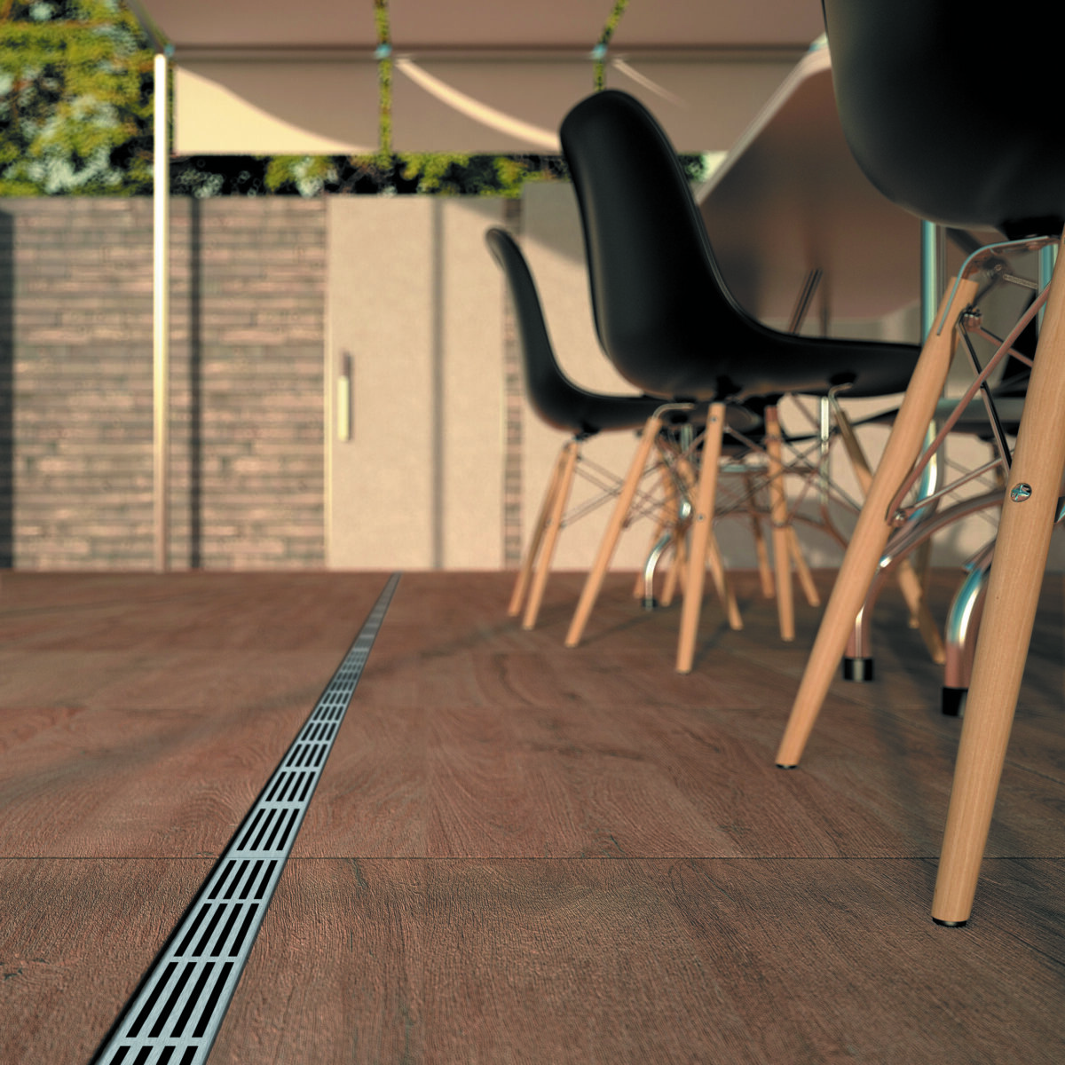 Afvoergoot_regenwater_tuin_Slimline_Aluminium_sfeer