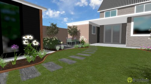 Bouwhuis 3D tuinontwerp