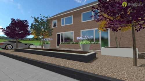 Bouwhuis 3D tuinontwerp