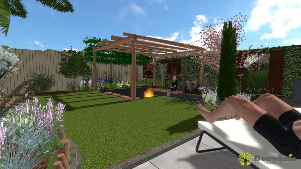 Bouwhuis 3D tuinontwerp