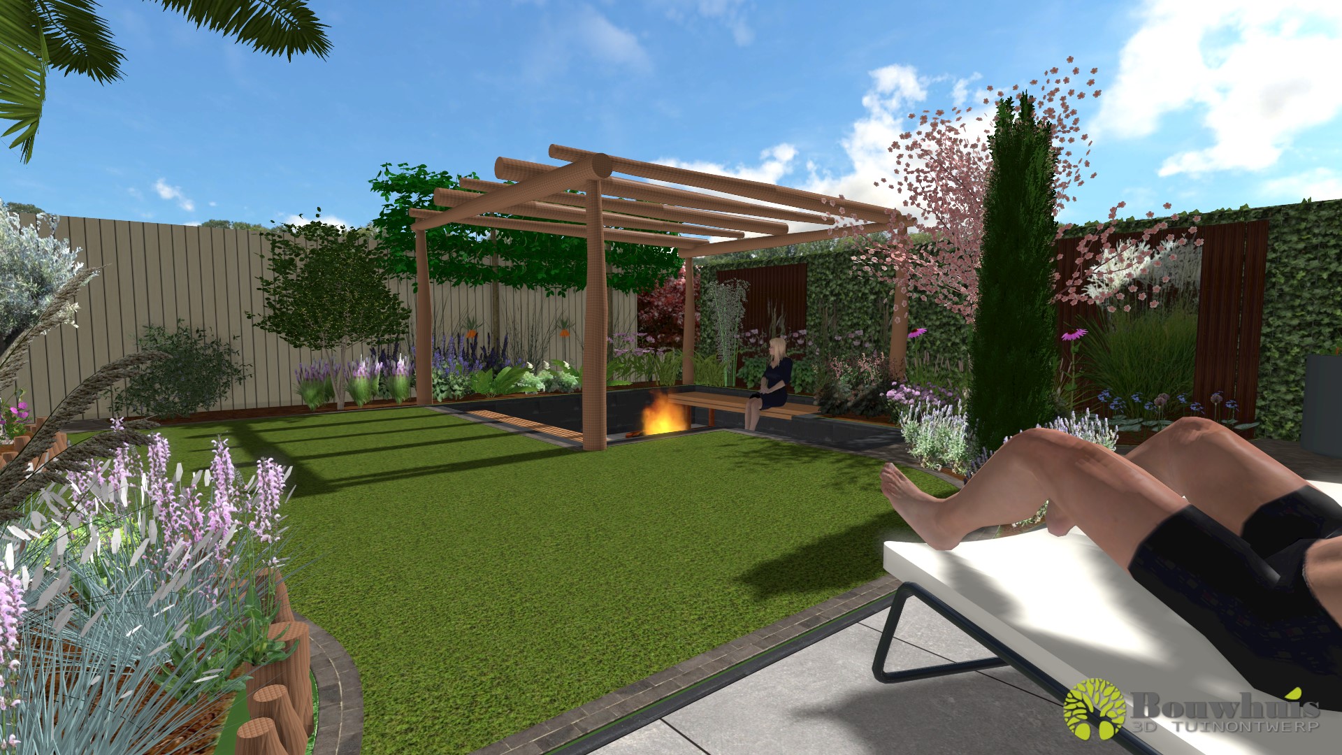 Bouwhuis 3D tuinontwerp
